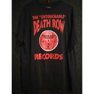 The Untouchable Death Row Records T shirt Small Black Dr Dre Snoop Dogg Xl